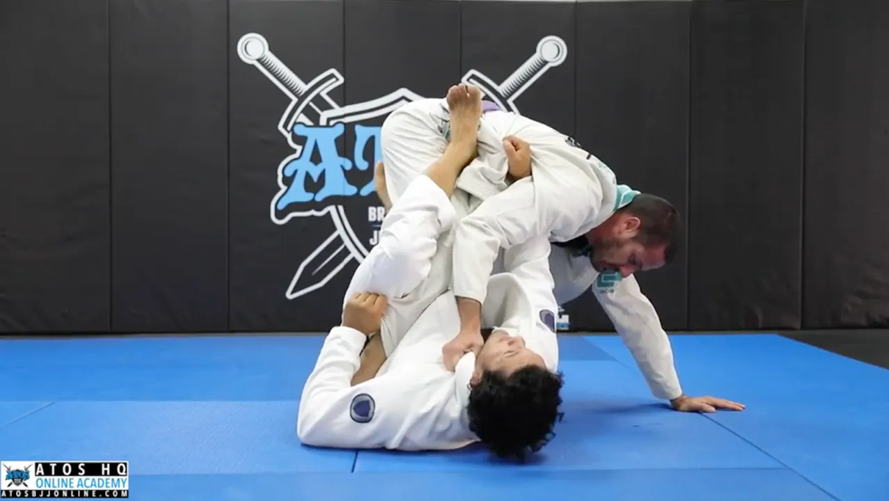 Single Leg X from DLR Guard + Stand Up Sweep - Lucas Barbosa - Atos BJJ ...