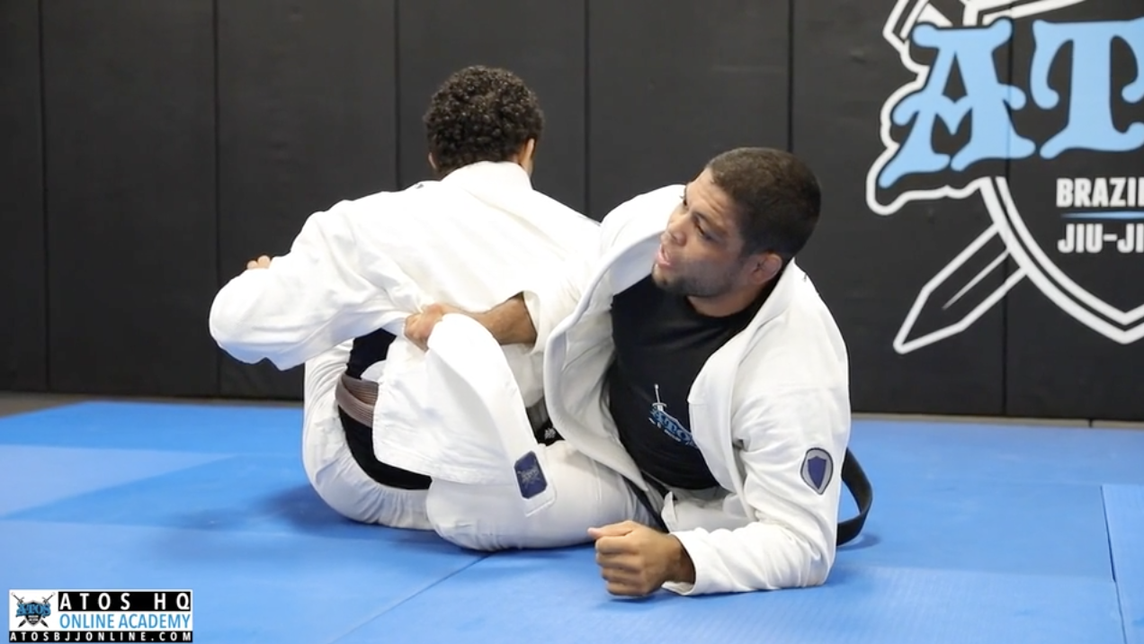 Outside Lapel Back Take From Deep Half Guard 