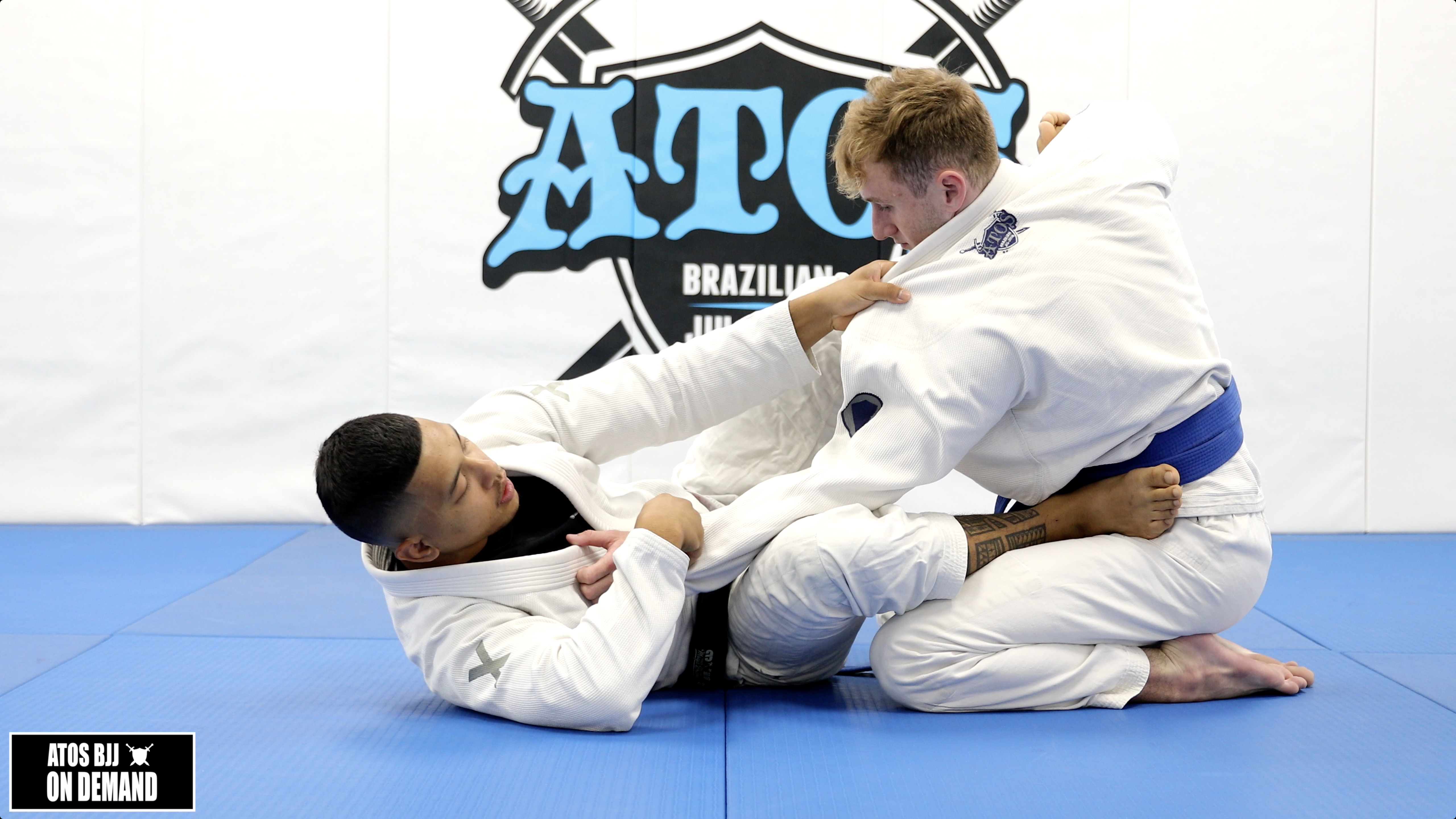 Attacking the Omoplata From Collar/Sleeve Guard & Transition to Leg Drag Sweep 