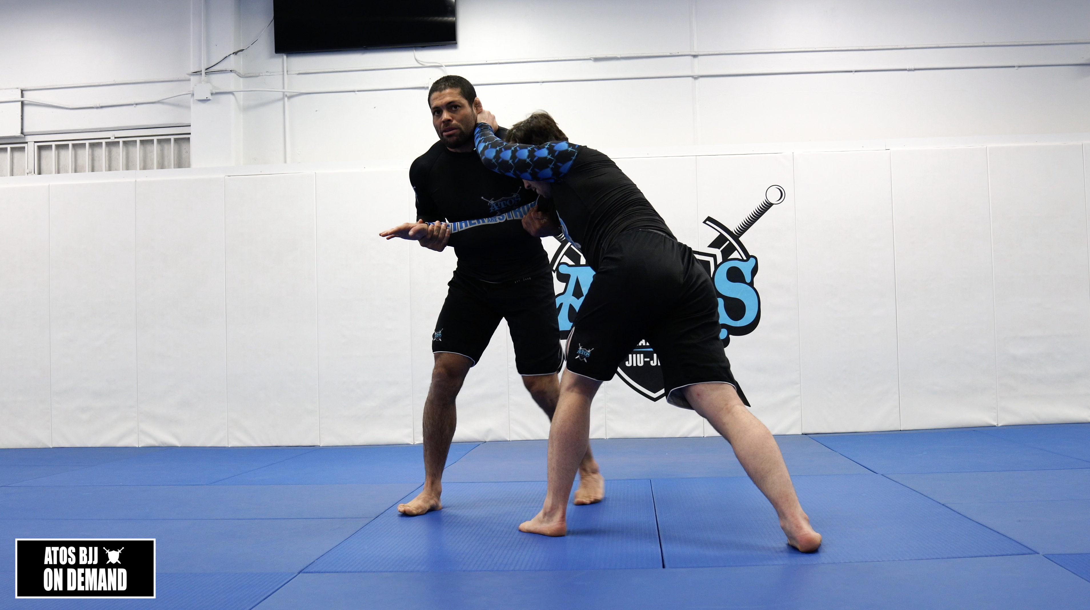 Russian Tie With Double Leg Counter Attack & Body Lock