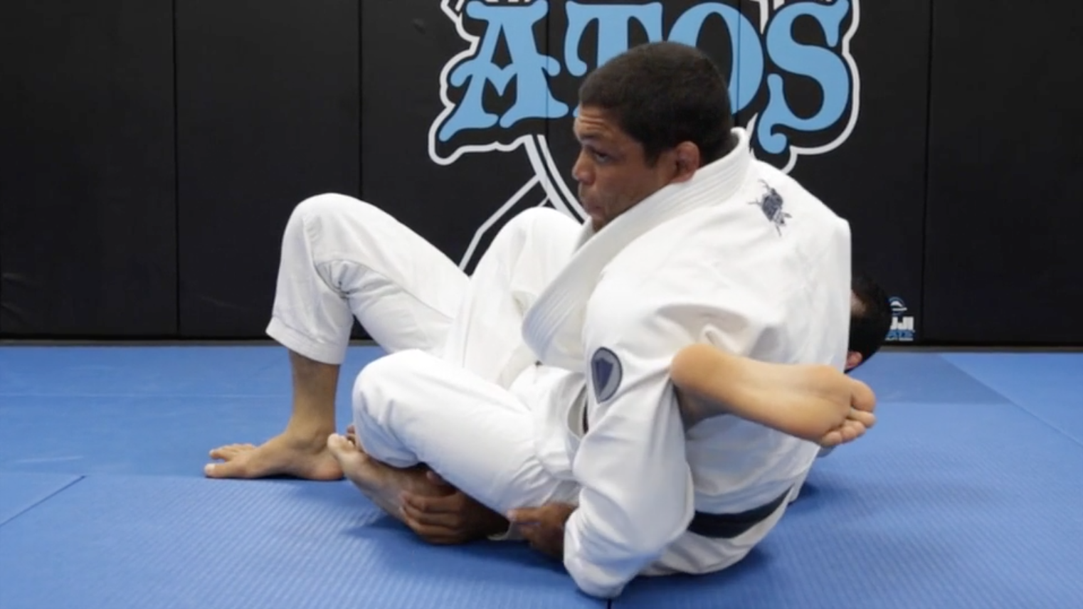 Knee Bar from the Deep De La Riva Guard