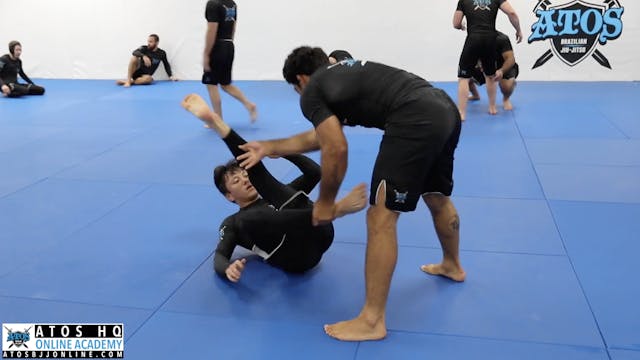 No-Gi Class Sparring: Andre Galvao vs...