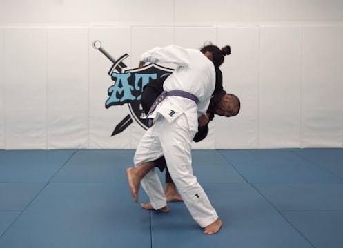 Countering the Single Leg with Chop Step Osotogari