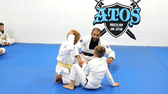 Half Guard Sweep - Kids Class