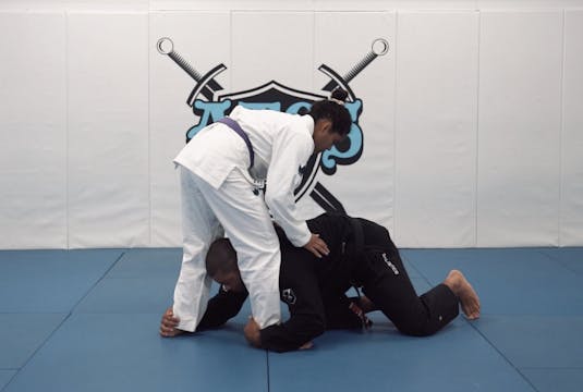 Low Double Ankle Pick against Guard P...