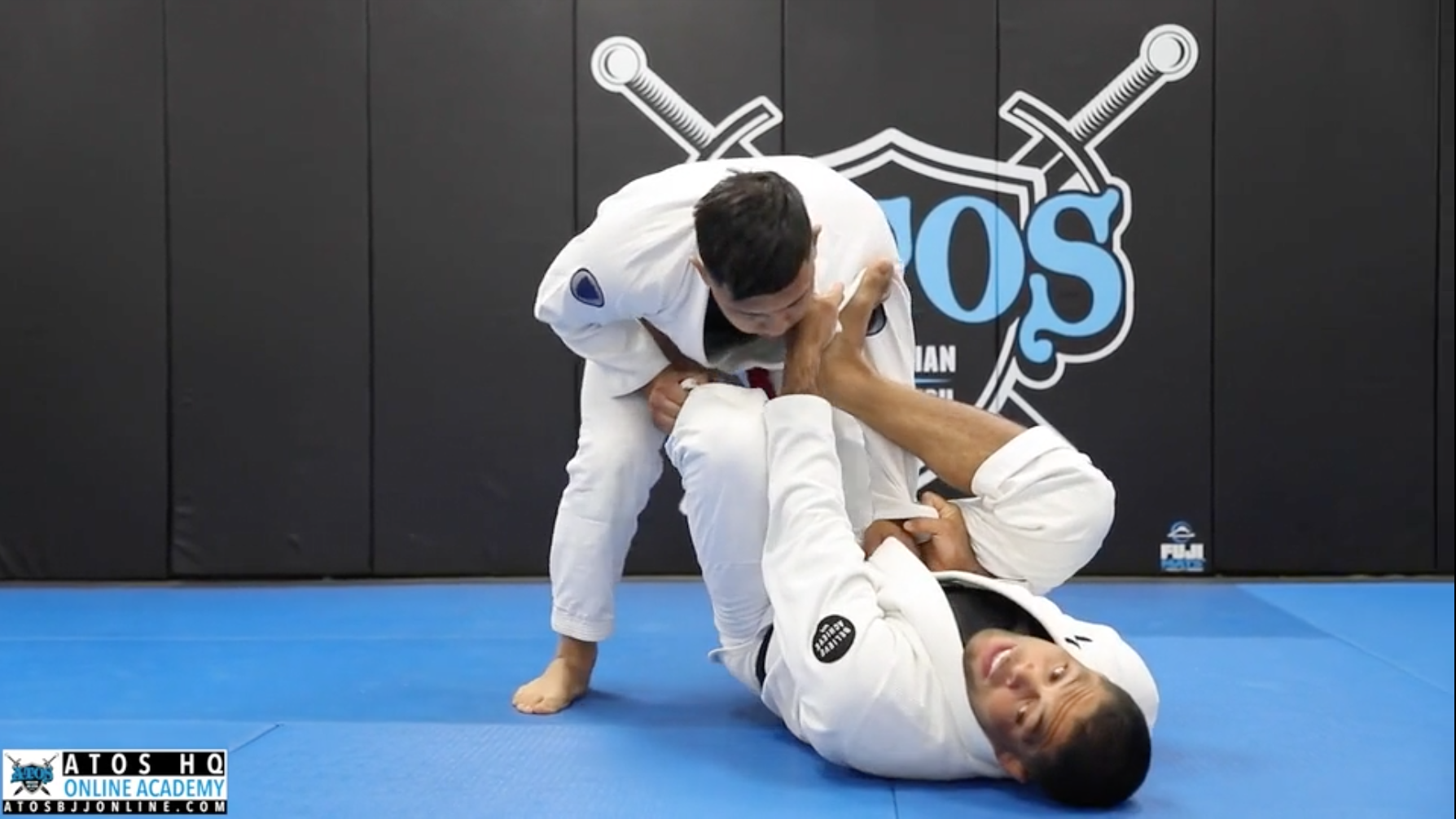 Single Leg Takedown When Opponent Defends Lasso Guard + Side Smash