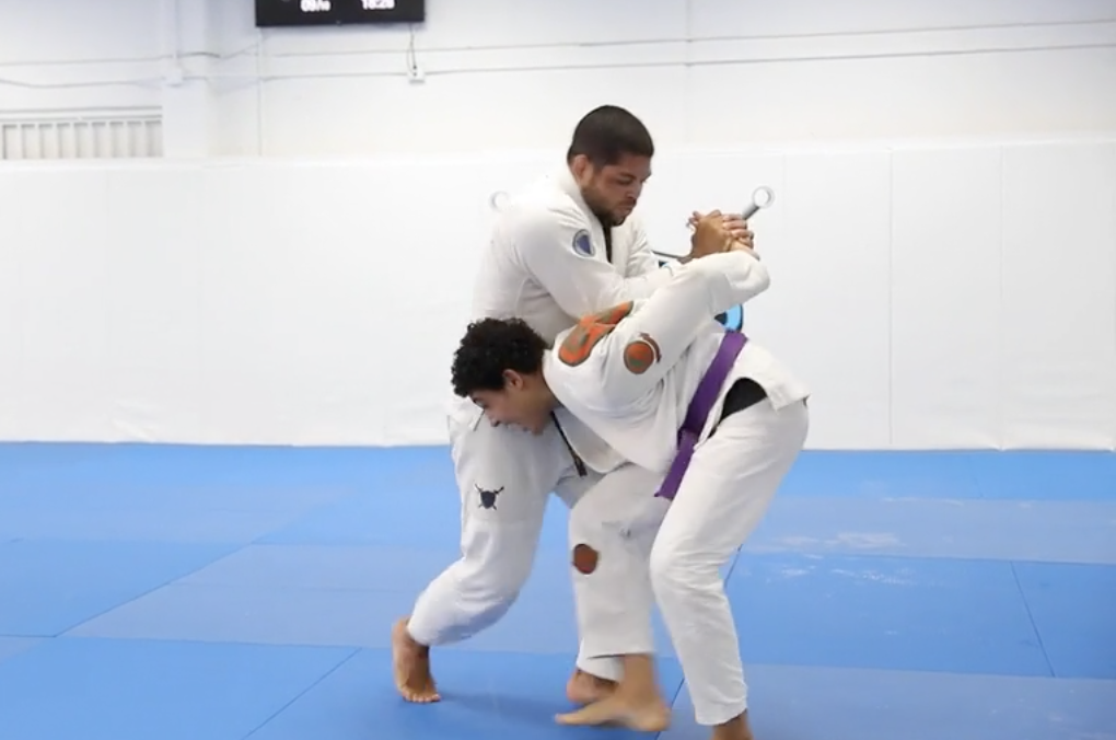 Galvao Rolling With Kade Ruotolo (Purple) During Fundamentals Class at Atos HQ