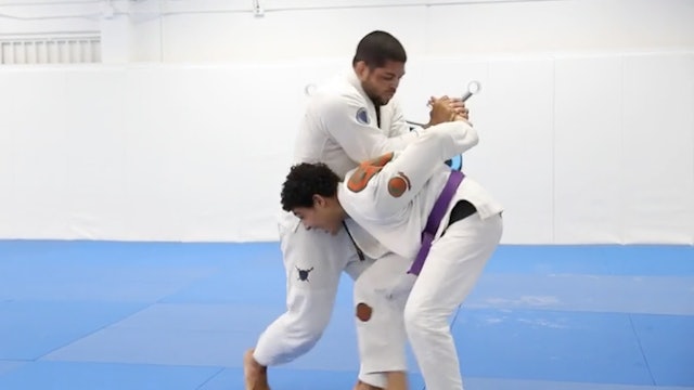 Galvao Rolling With Kade Ruotolo (Purple) During Fundamentals Class at Atos HQ