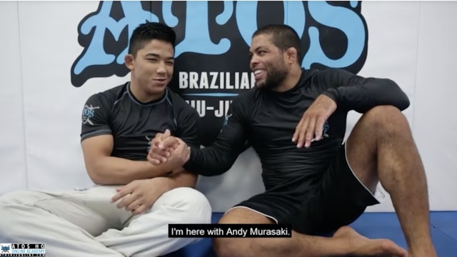 Andre Galvao Interviews Brown Belt" Andy Murasaki After Comp Class
