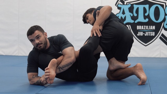 Arm Bar Attempt Transitioning To Toe Hold | Part 2