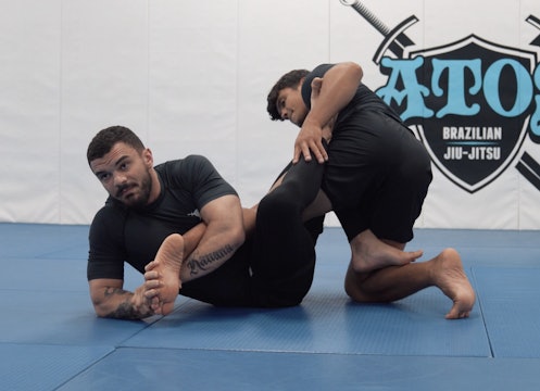 Arm Bar Attempt Transitioning To Toe Hold | Part 2