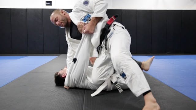 Basic Knee Cut Pass + Back Step to To...