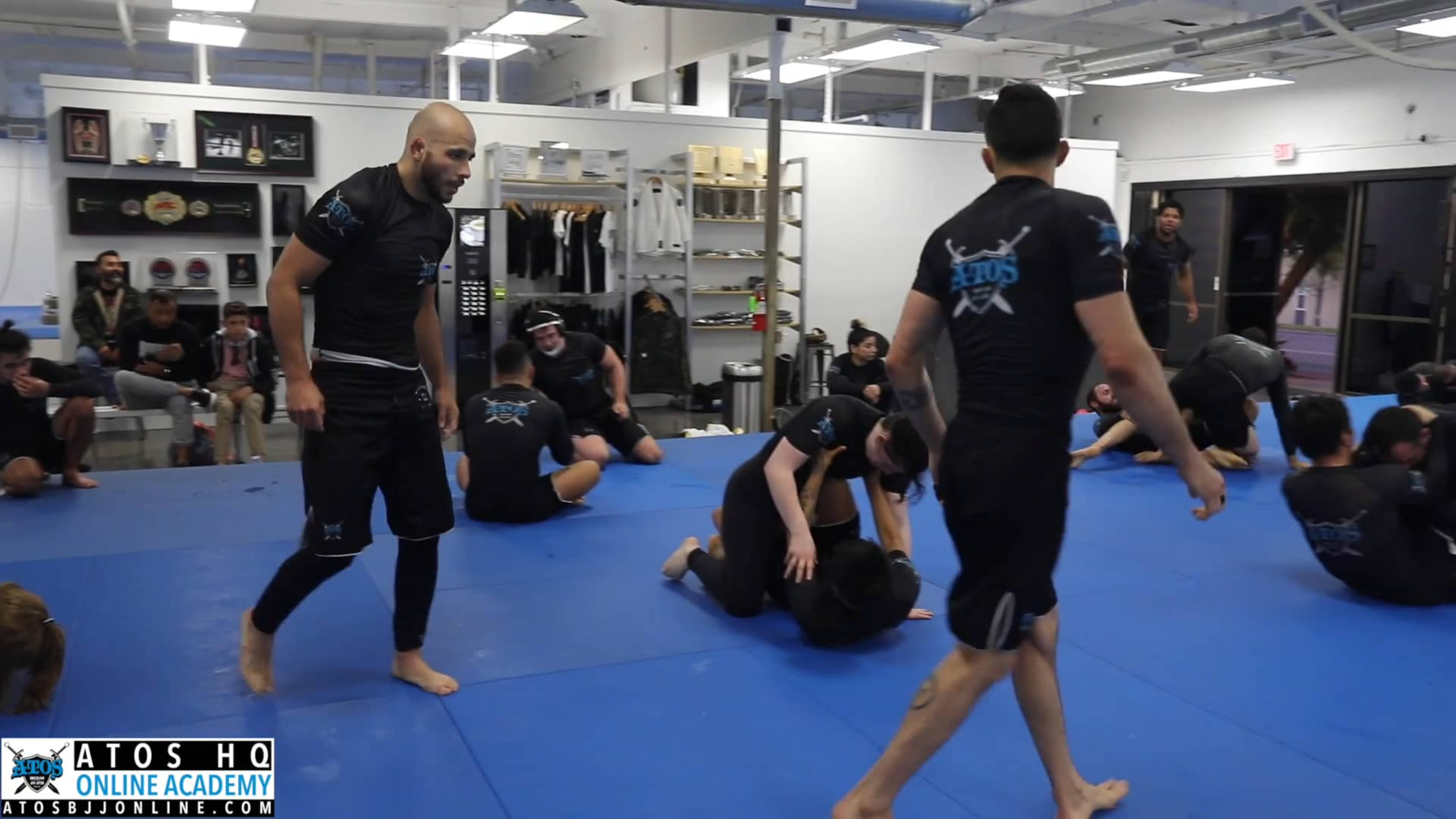 World Champion Bruno Frazatto Sparring Session With Andre Valle (Purple)