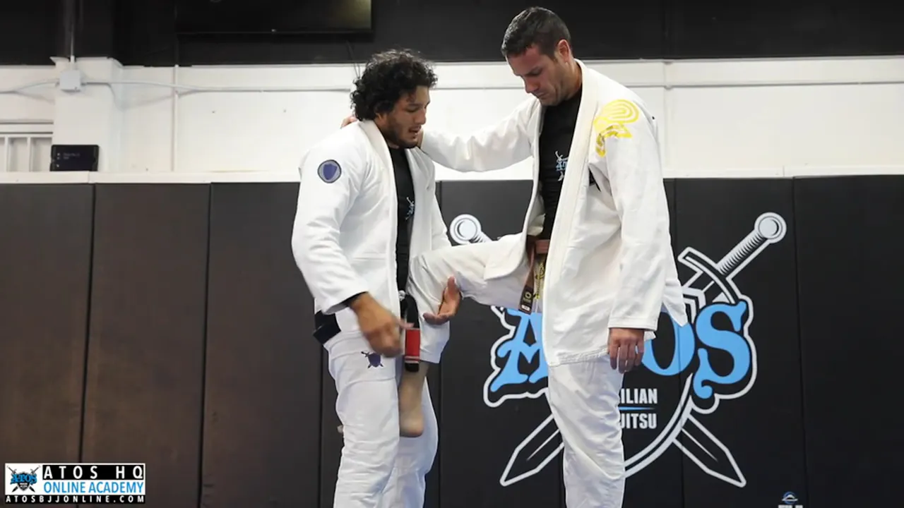 Sweep From Reverse DLR to Back Take - Lucas Barbosa - Atos BJJ OnDemand