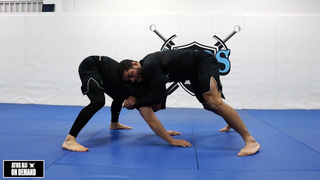 Arm in Guillotine With Transition to Anaconda Choke