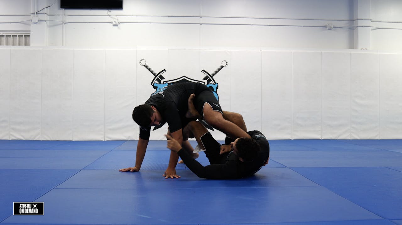 Modify X Guard Entry from DLR Mike Perez Atos BJJ OnDemand