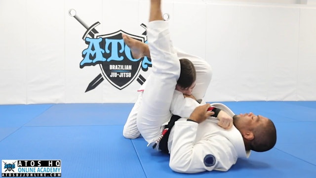 Three Basic Triangle Attacks From Collar & Sleeve Guard