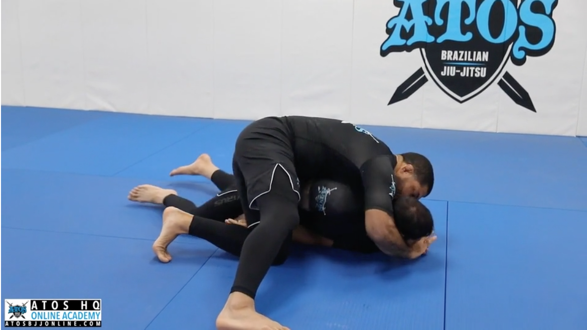 Banana Peel Knee Shield Pass to Neck Crank Back Take + RNC