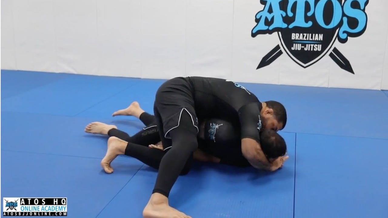 Banana Peel Knee Shield Pass to Neck Crank Back Take + RNC Andre