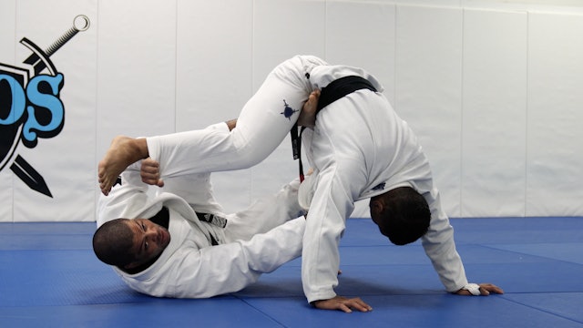 Aggressive Chair Guard Sweep & Transitions