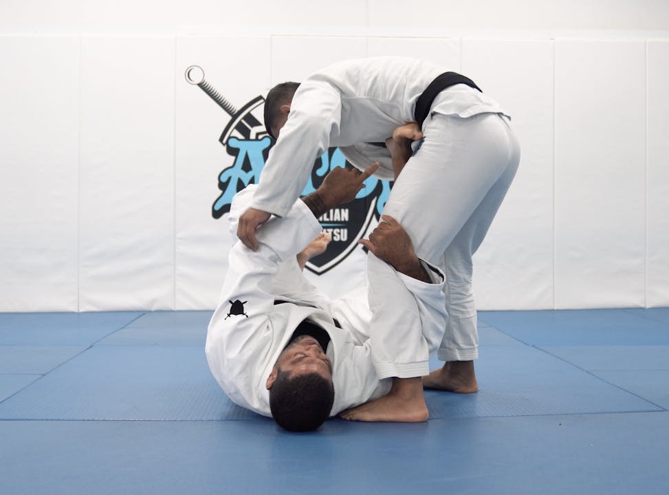 K Guard Entry To Polish Ankle Lock With Guard Defense Part 1 Andre