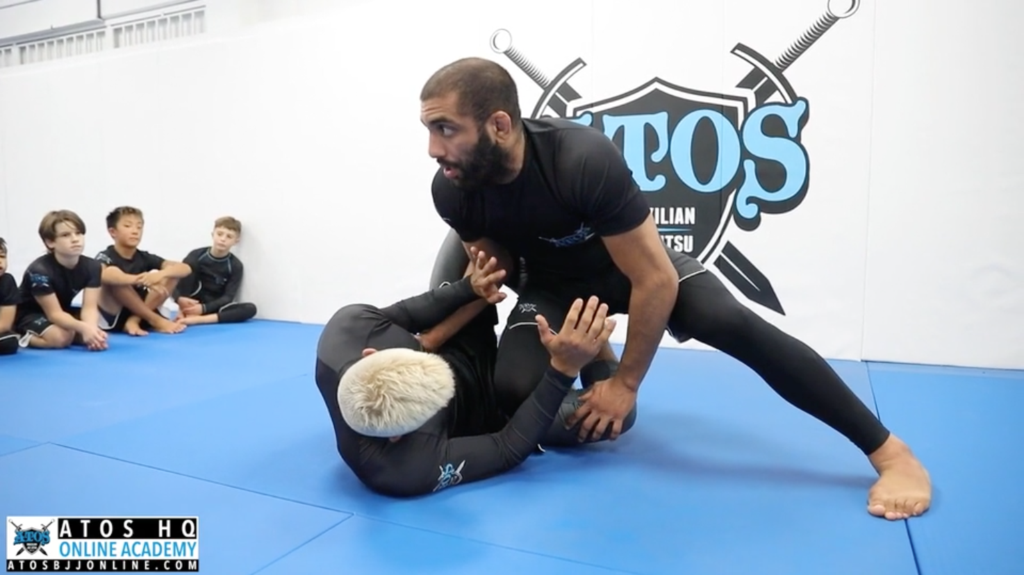 Knee Cut Pass from Open Guard - Kid's Class