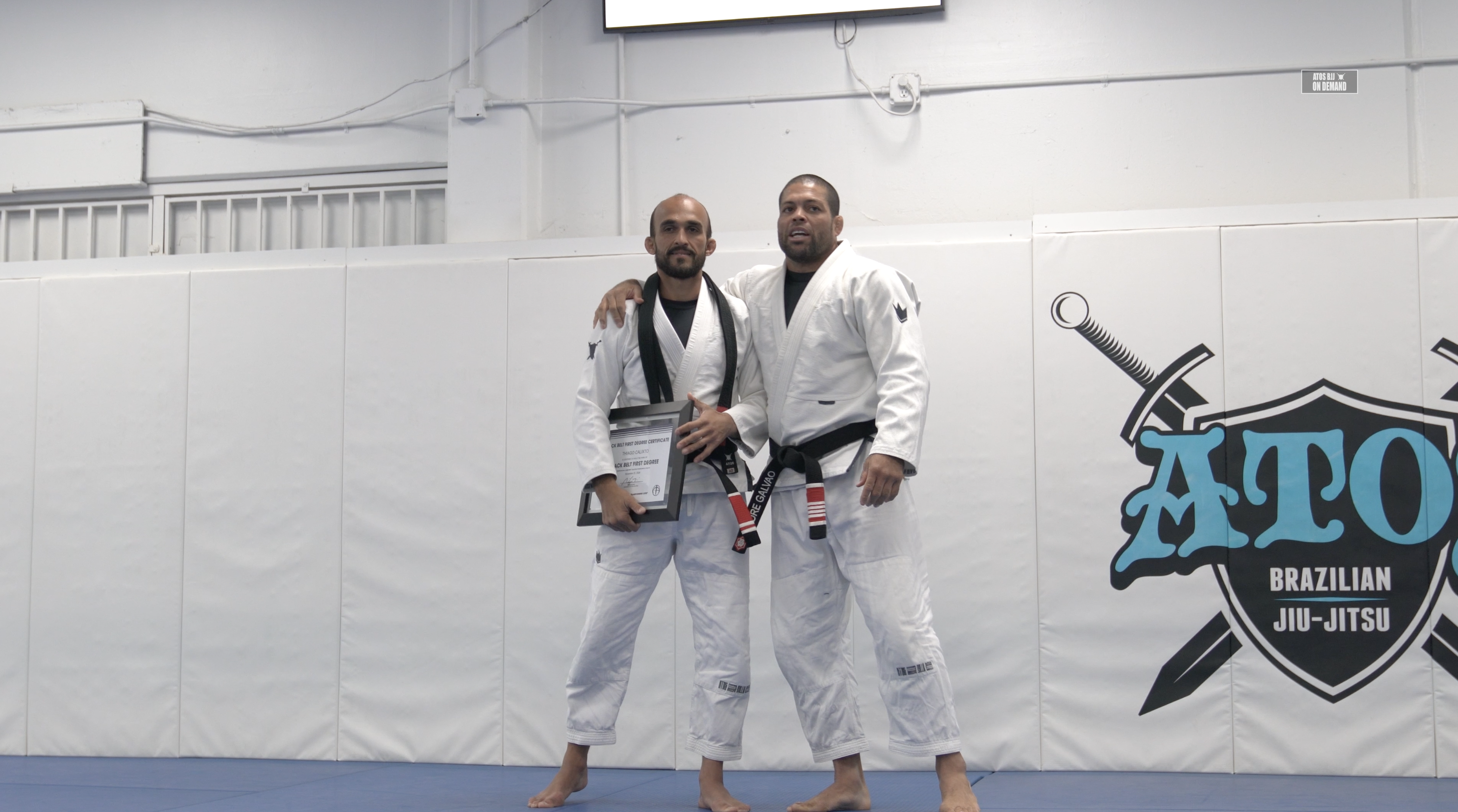 Thiago Calixto Promoted to Black Belt First Degree