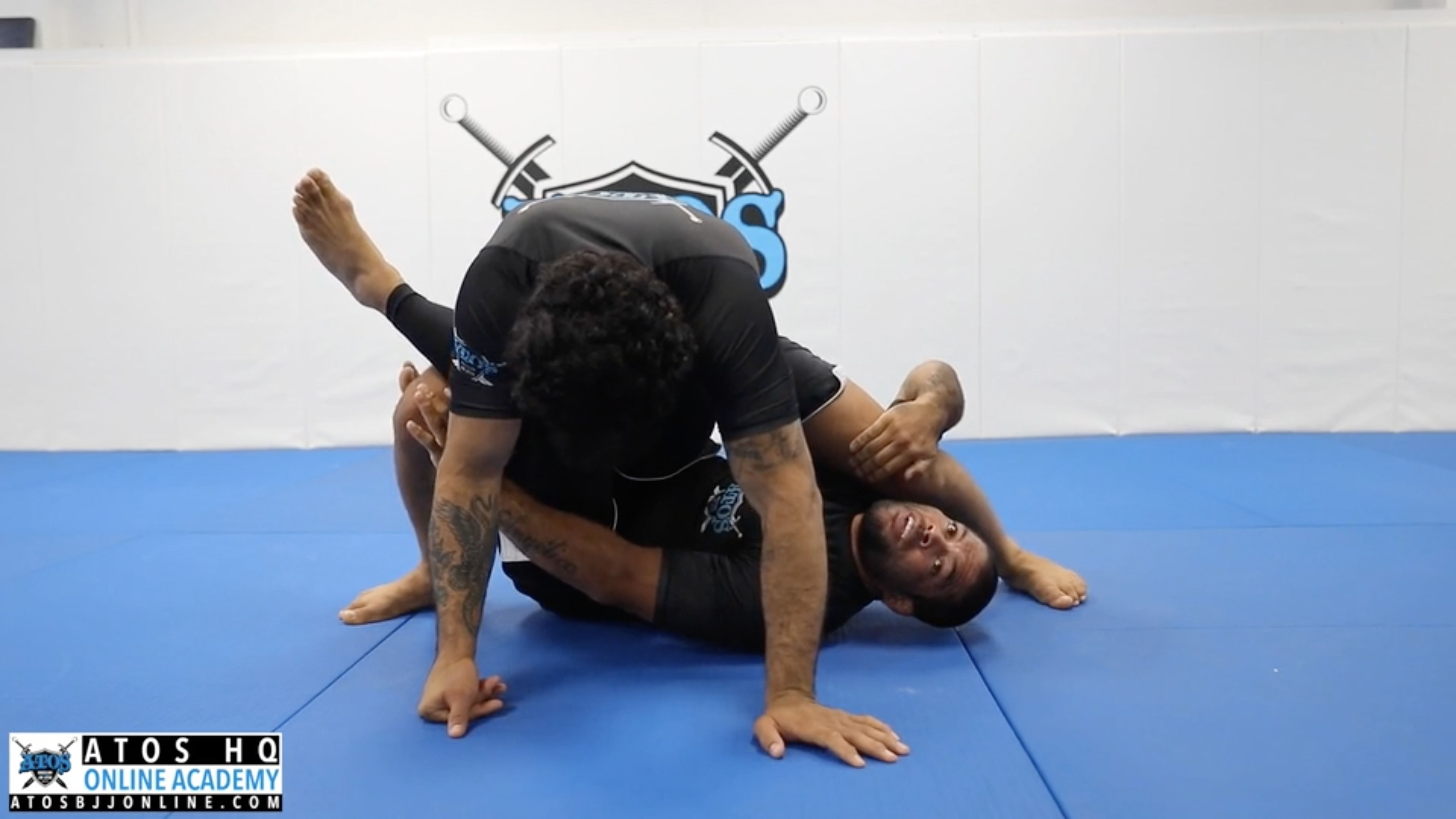 Leg Split Sweep From Deep Half Guard + Heel Hook Submission