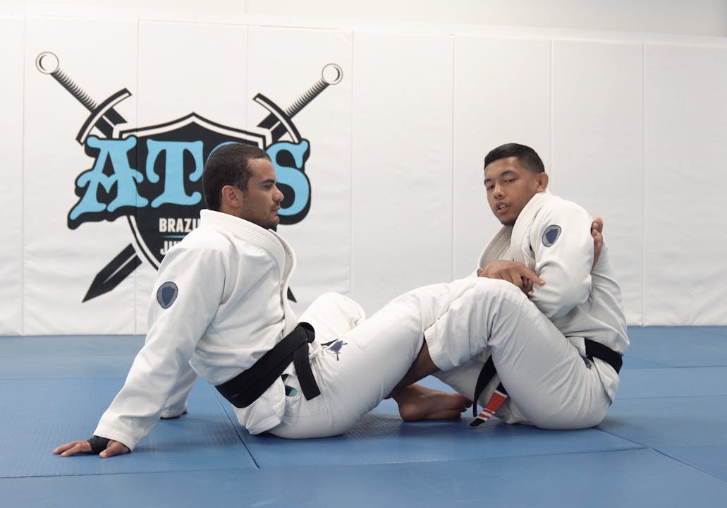 X Guard Entry to Polish Ankle Lock Part 3 Rolando Samson Atos BJJ