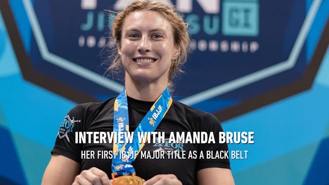 Amanda Bruse Conquers His First IBJJF...