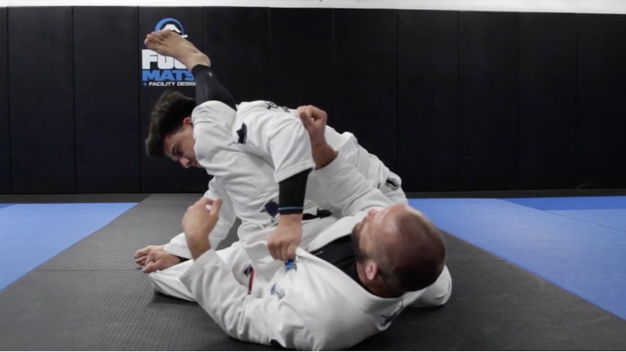 Over Under Pass Defense to Hip Bump Sweep - Josh Hinger - Atos BJJ OnDemand