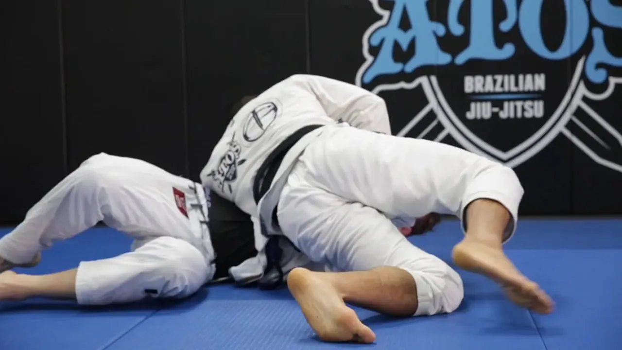 Sweep From De la Riva Lasso to Side Control - Andre Galvao - Atos BJJ ...