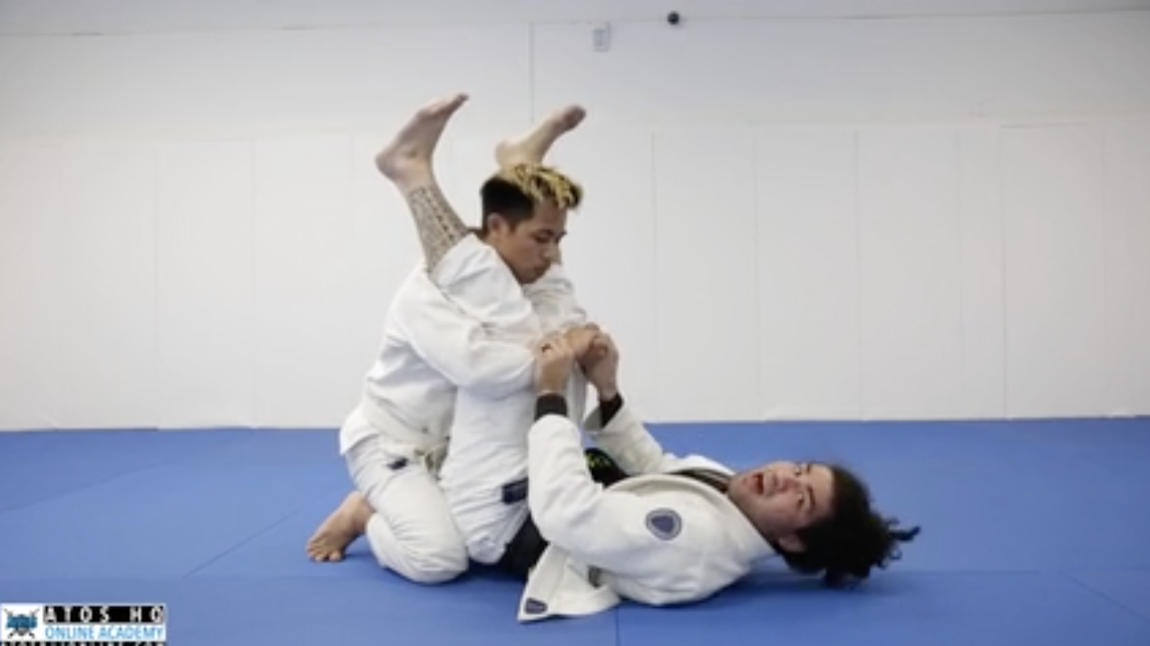 Basic Double Under Pass Escape to Triangle Choke