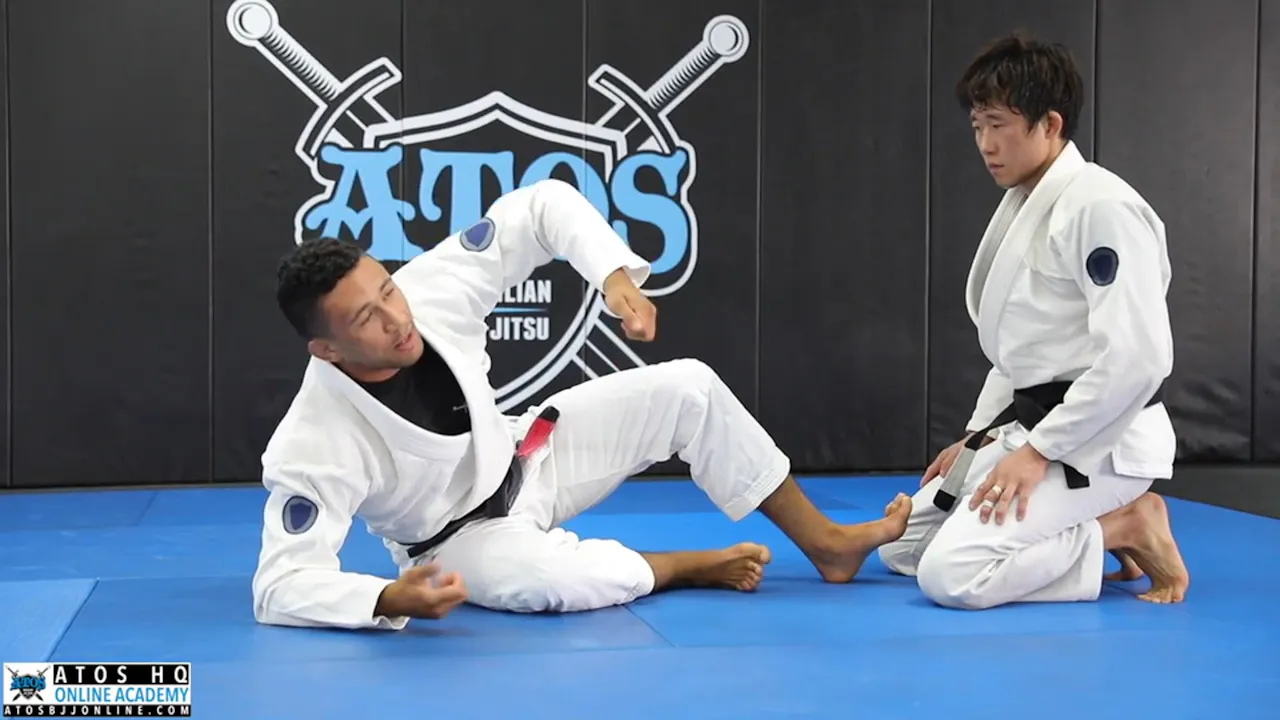 Sweep from single leg X - Dominique Bell - Atos BJJ OnDemand