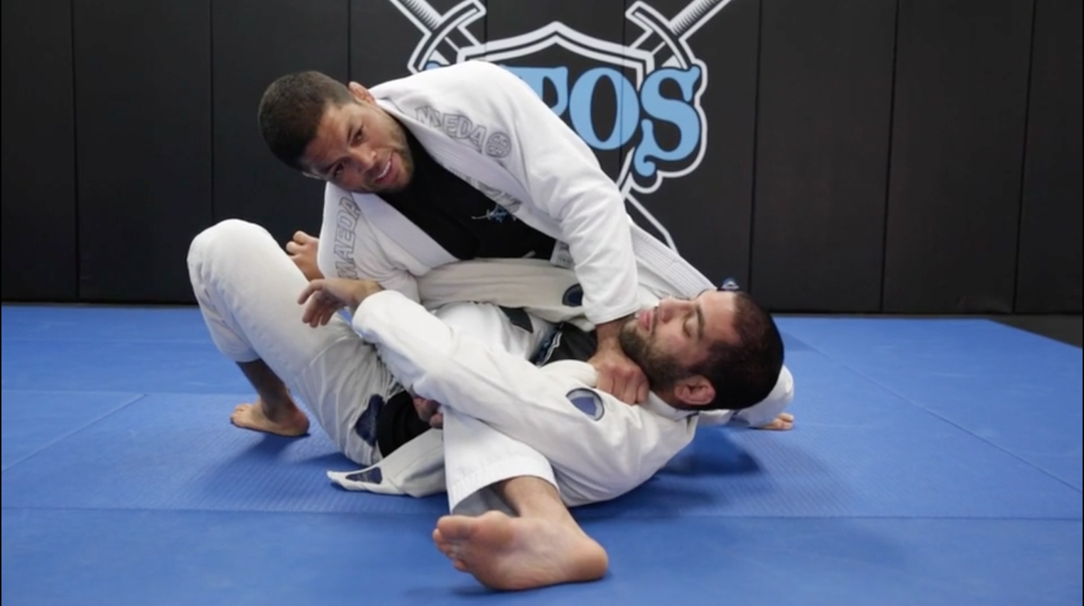 Mount from Side Control to S-Mount Arm Bar 