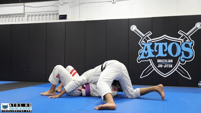 Sweep From Single Leg X to Guard Pass