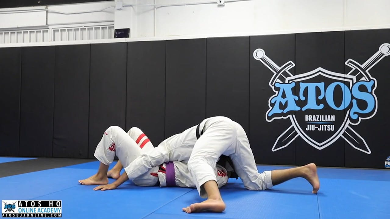 Sweep From Single Leg X to Guard Pass Dominique Bell Atos BJJ OnDemand