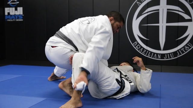 Knee Cut Guard Pass With Back Take In...