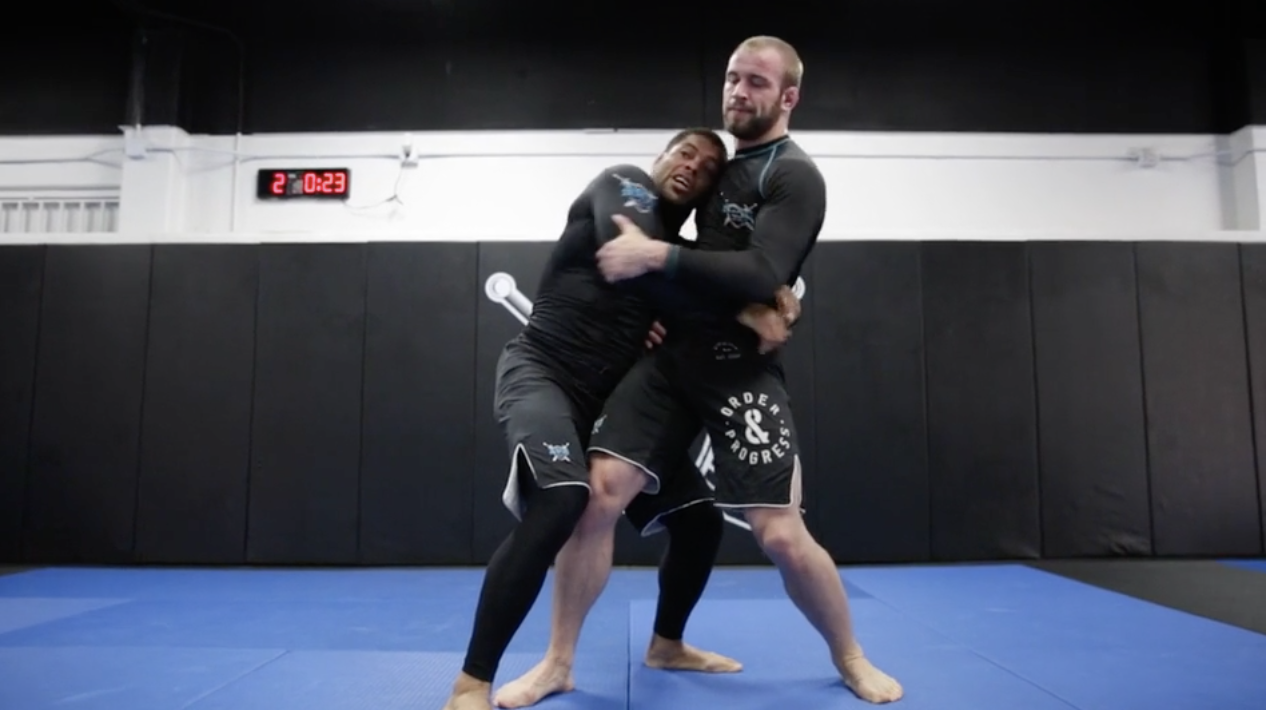 Two On One Grip Outside Duck Takedown + Back Take