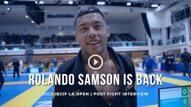 Interview: Rolando Samson is Back in Top Shape For His Next Challenges 🔥