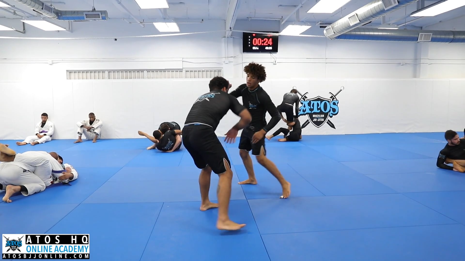 Professor Andre Galvao & Kade Ruotolo Comp Class Sparring Session