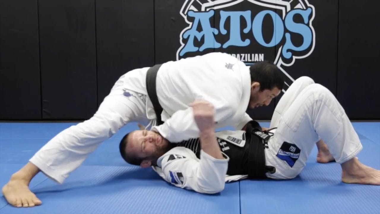 Baseball Lapel Choke from Side Control Lucas Barbosa Atos BJJ OnDemand
