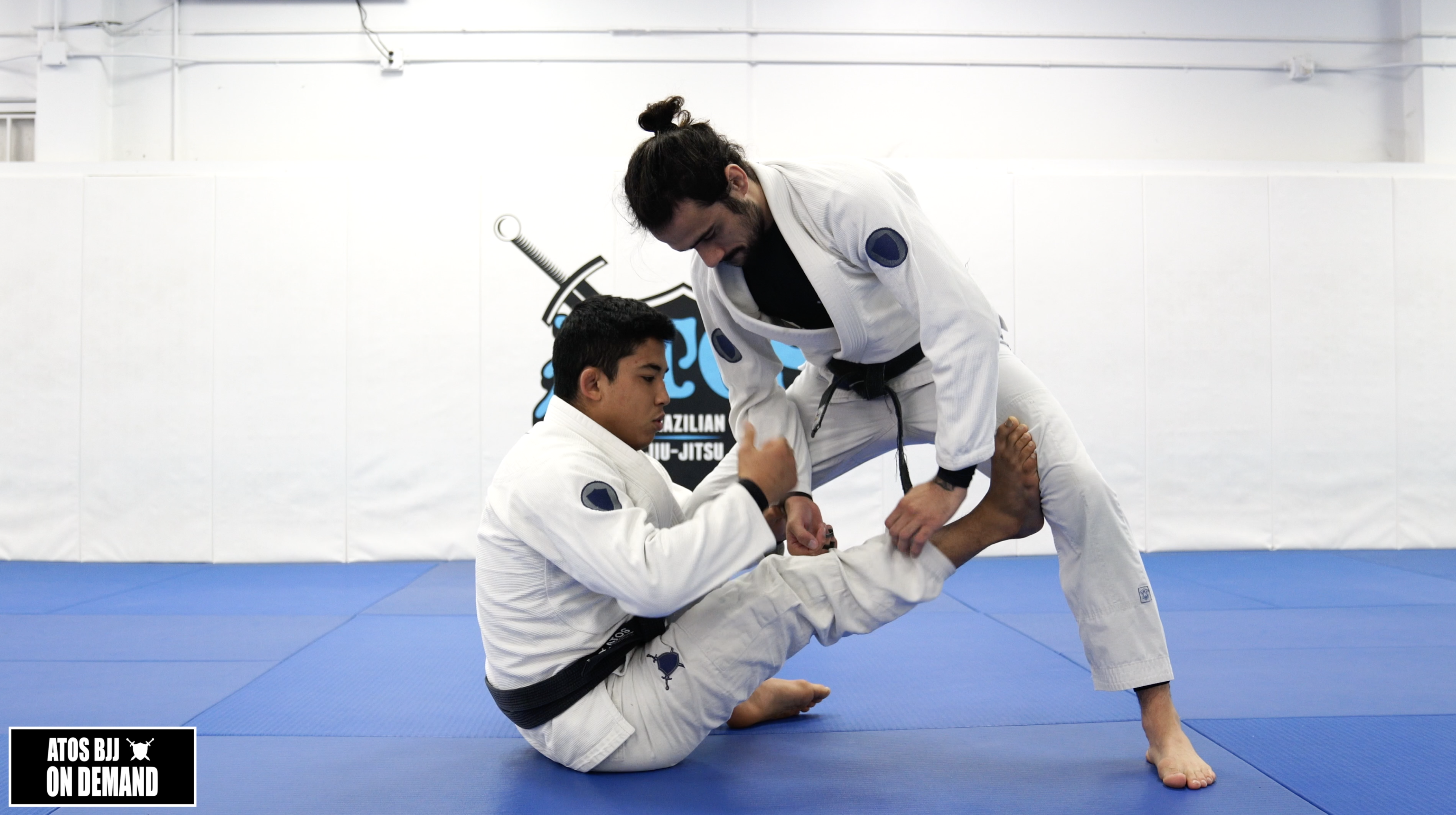 Cross Sleeve Sit Up Guard Sweep