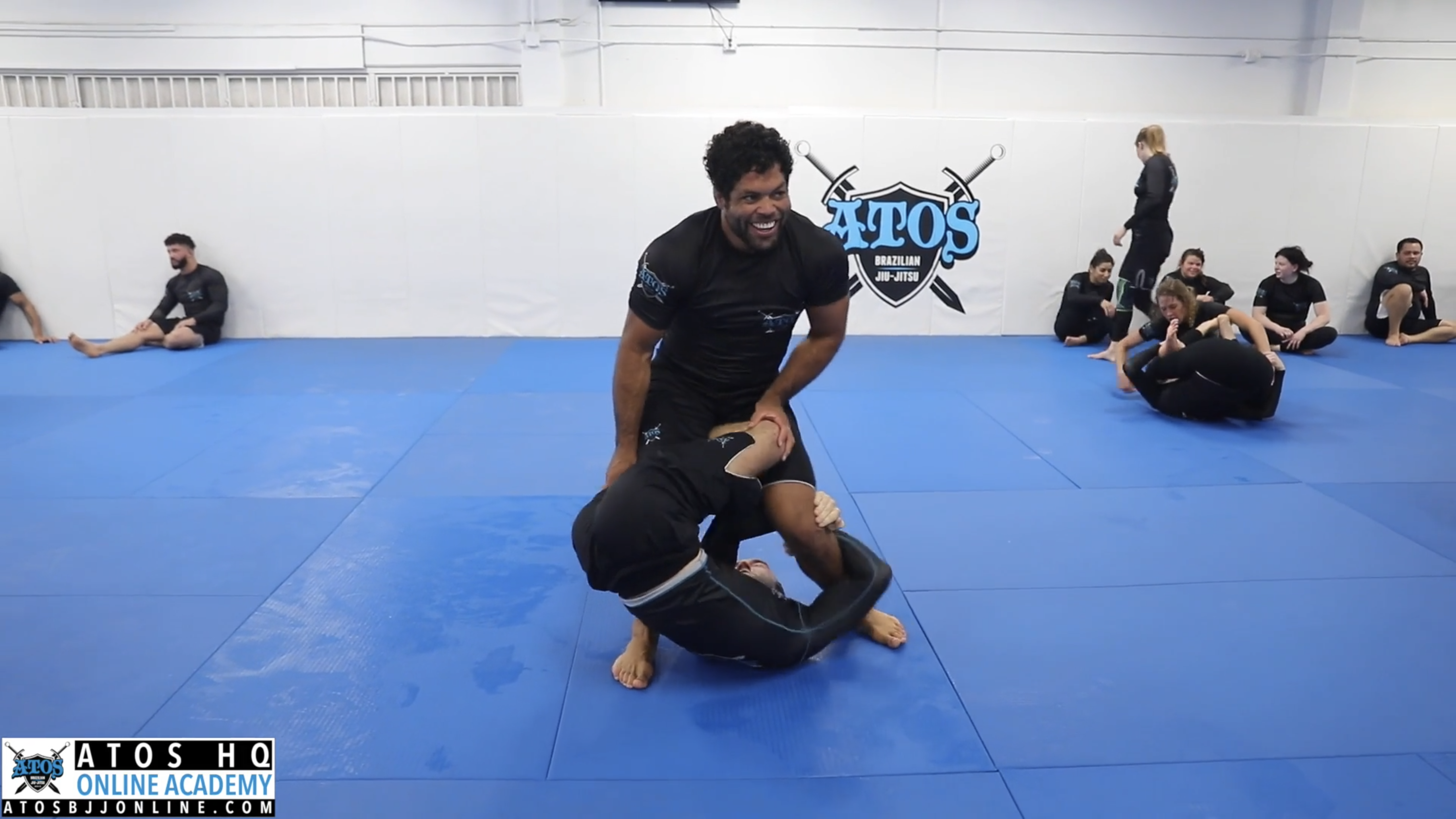 "Flow Roll" Sparring: Andre Galvao Rolls With One Of His Purple Belts Alec Sachs