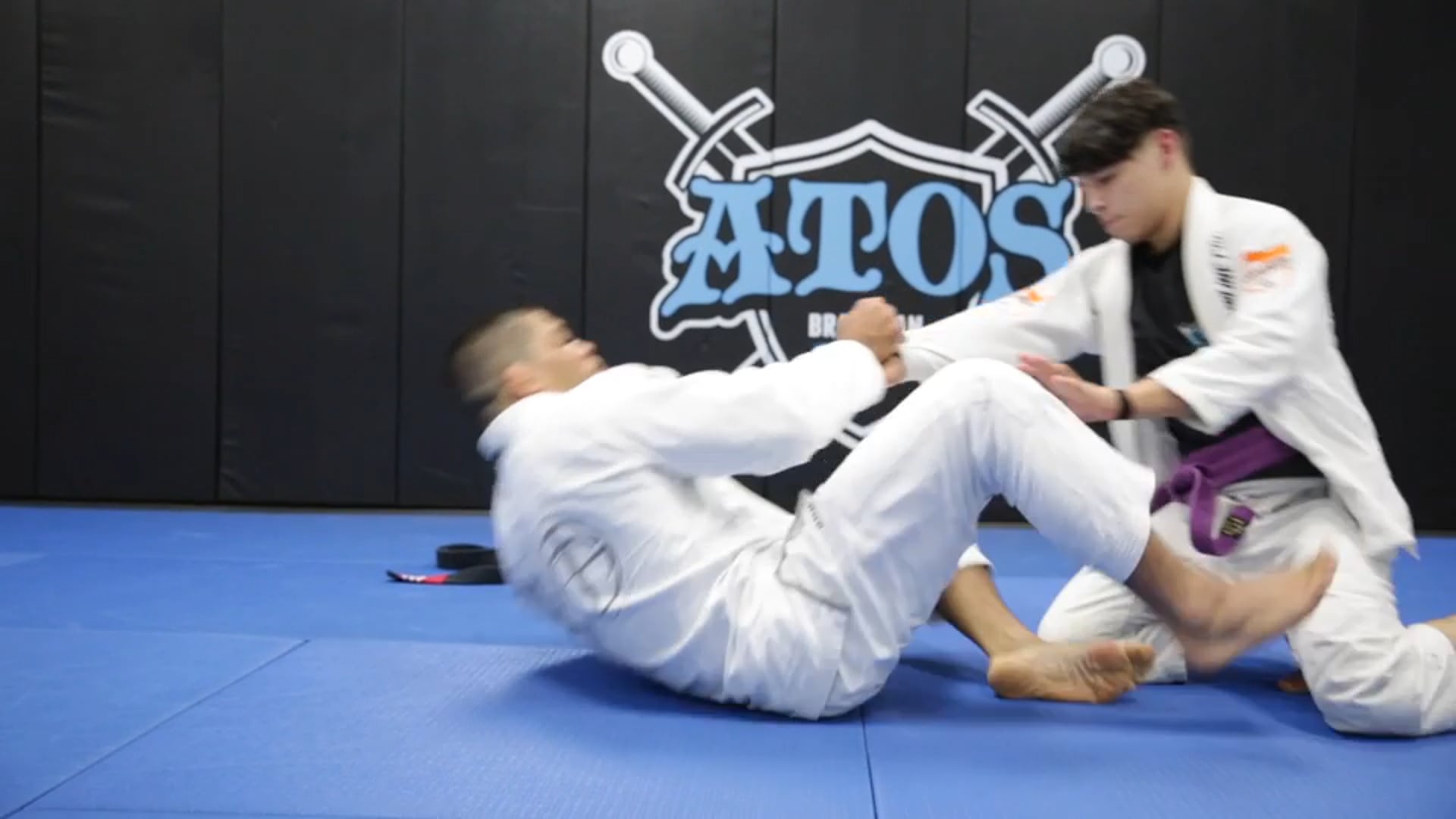 Sweep From Cross Grip Guard to Side Control