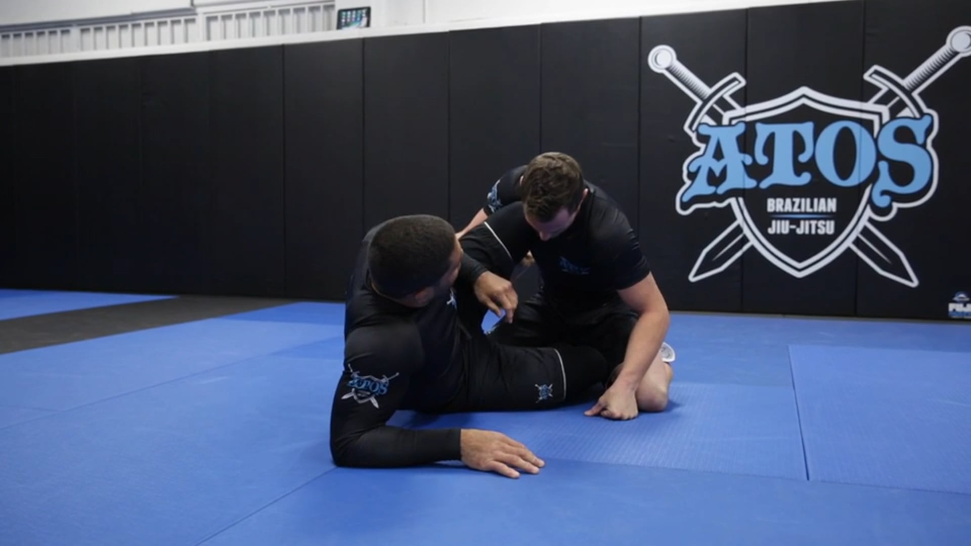 Modified Arm Drag Back Attack From Knee Shield Guard