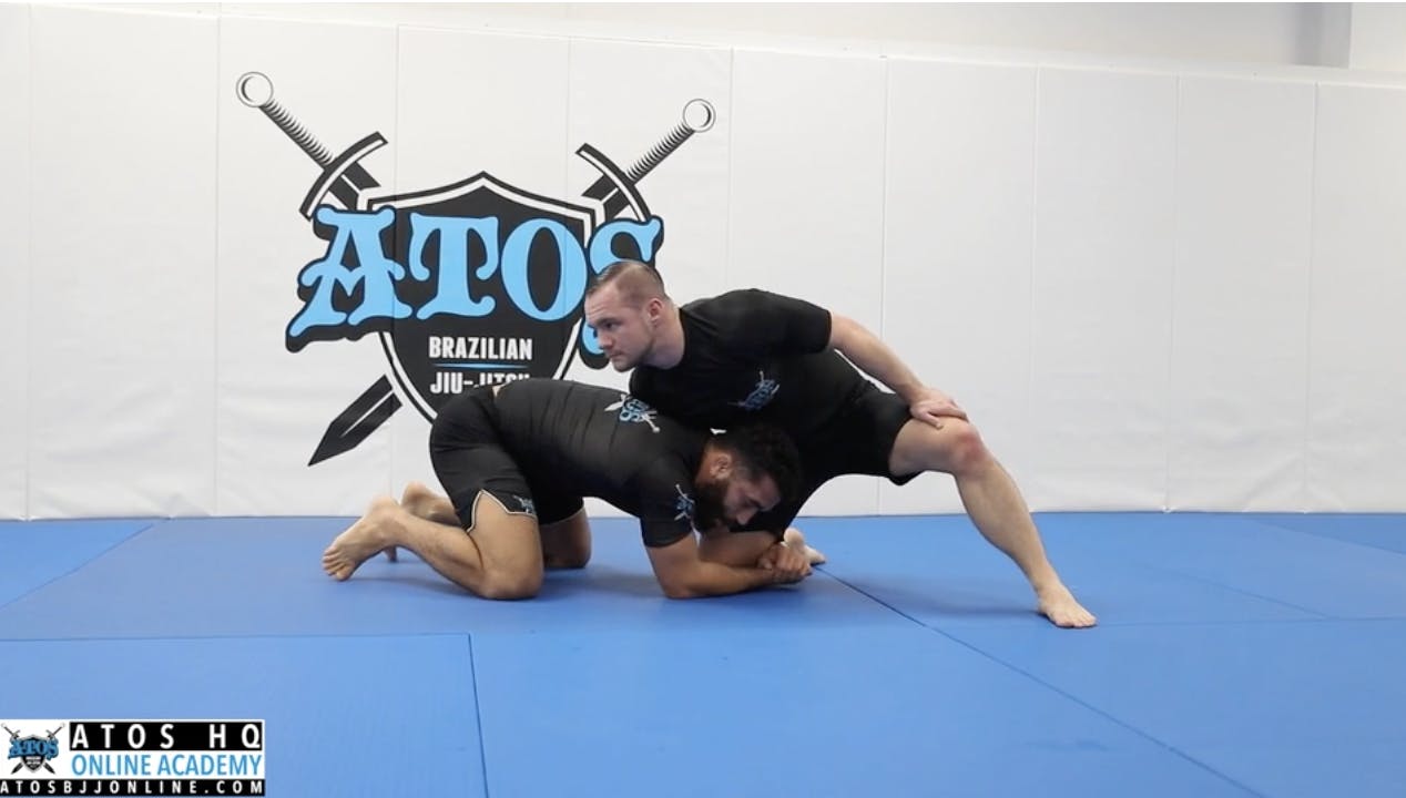 Single Leg Recovery When Opponent Sprawls to Body Lock Takedown + Triangle Mount NoGi