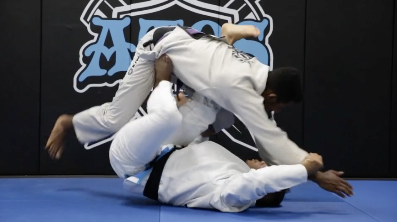 "Wash The Window" Overhead Arm Bar Sub From Squid Guard