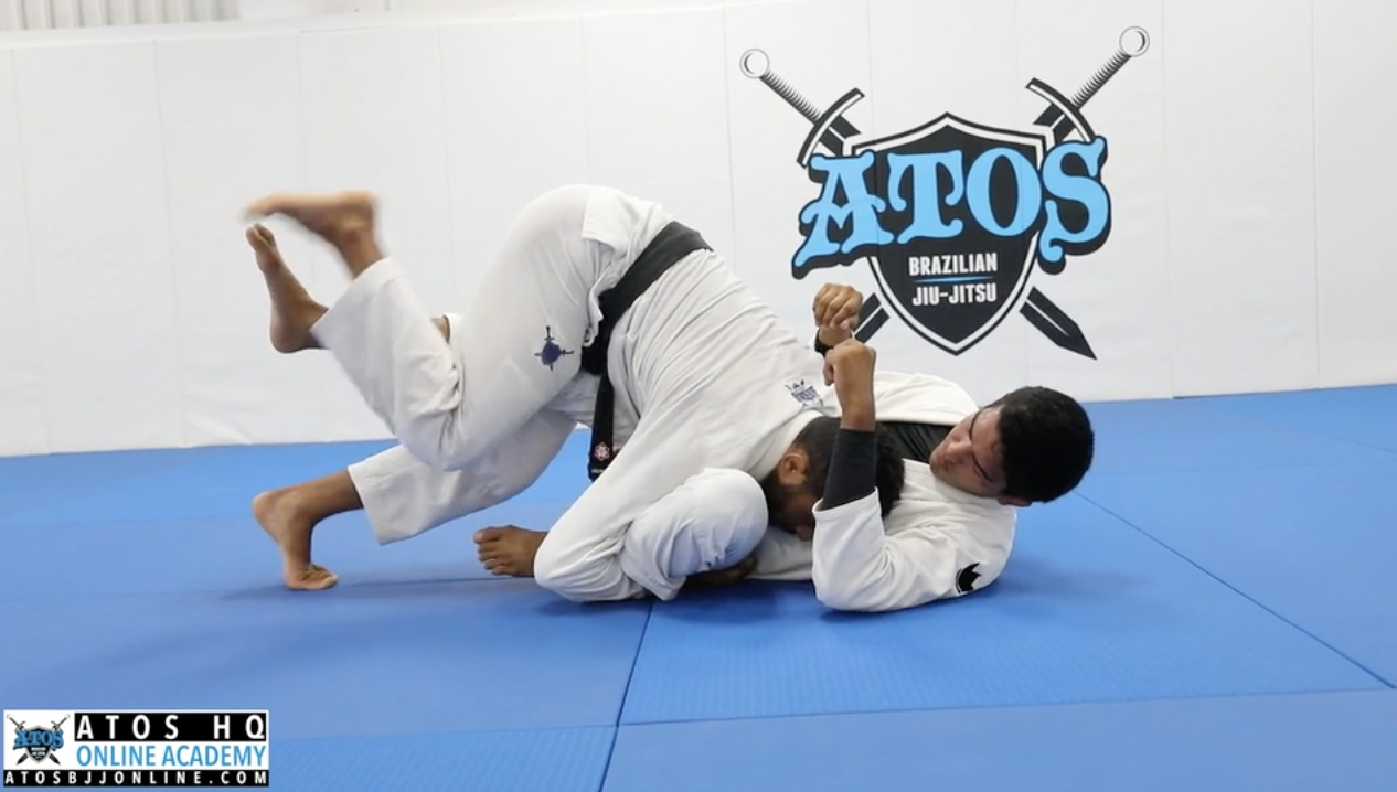 Over Under Knee Staple Pressure Pass & Knee Bar Submission