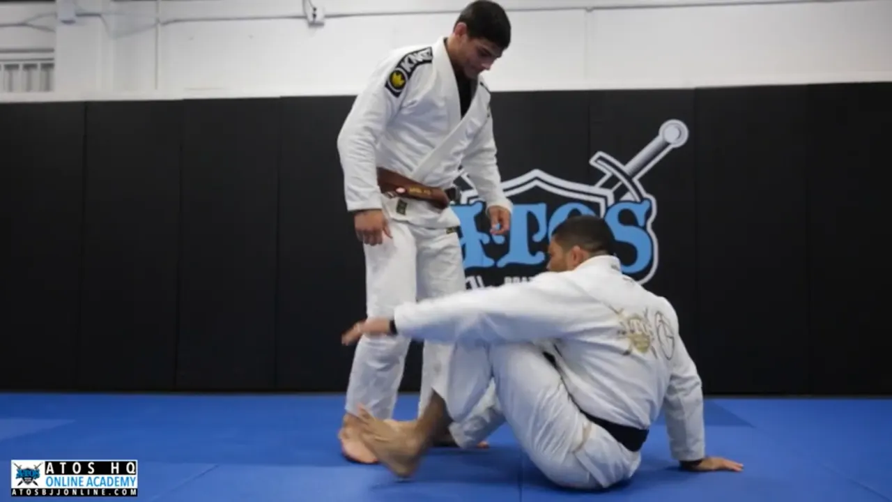 X Guard From Reverse De la Riva to Sweep Option 2 - Andre Galvao - Atos ...